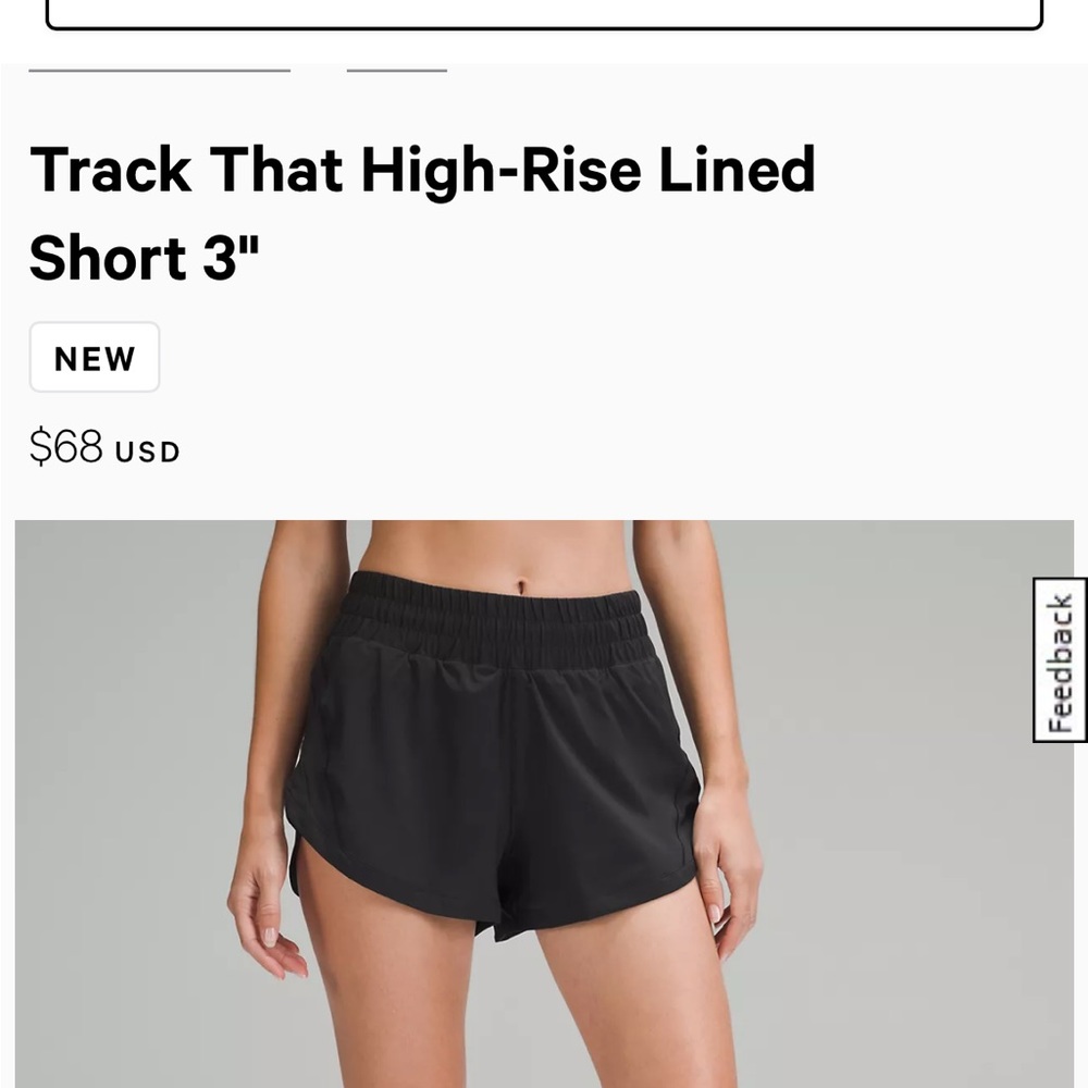 Lululemon Royal Blue High Rise Shorts